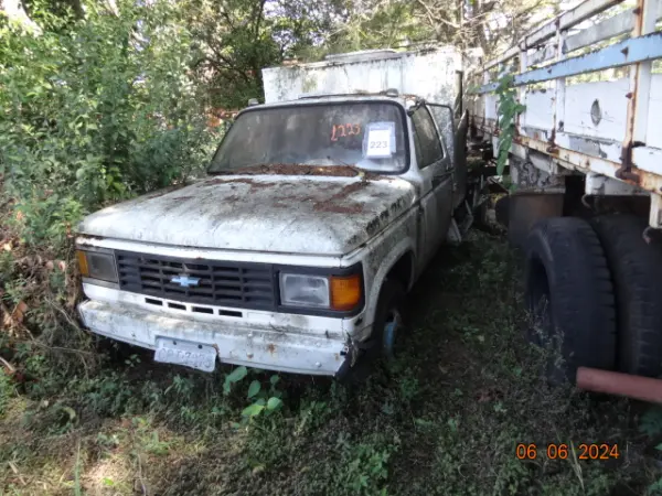 Caminhão Chevrolet C40 leilao veiculos sabesp