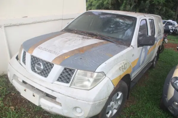 Nissan Frontier leilão de viaturas policia militar