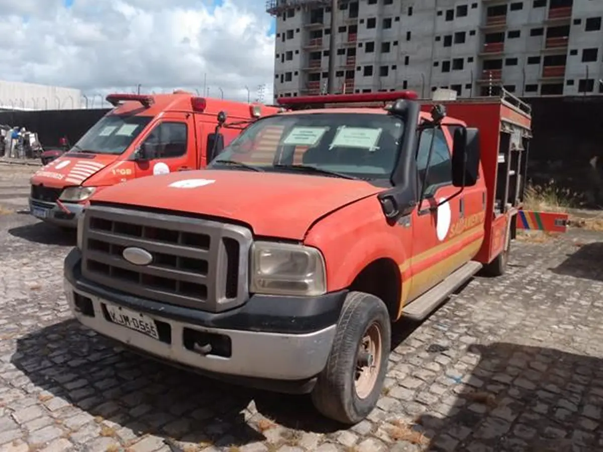 Leilão do Bombeiros tem Ford Ranger, F250, Sprinter e Honda XRE a partir de 700 Reais