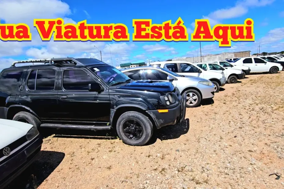 suv 4x4 no leilão do governo estadual