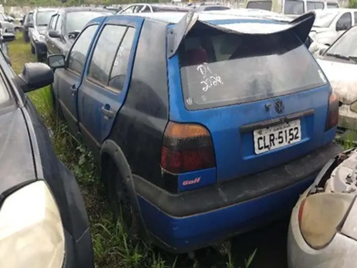 Golf MK3 a partir de 3 mil reais e outros veículos a partir de 2 mil reais no leilão do Detran