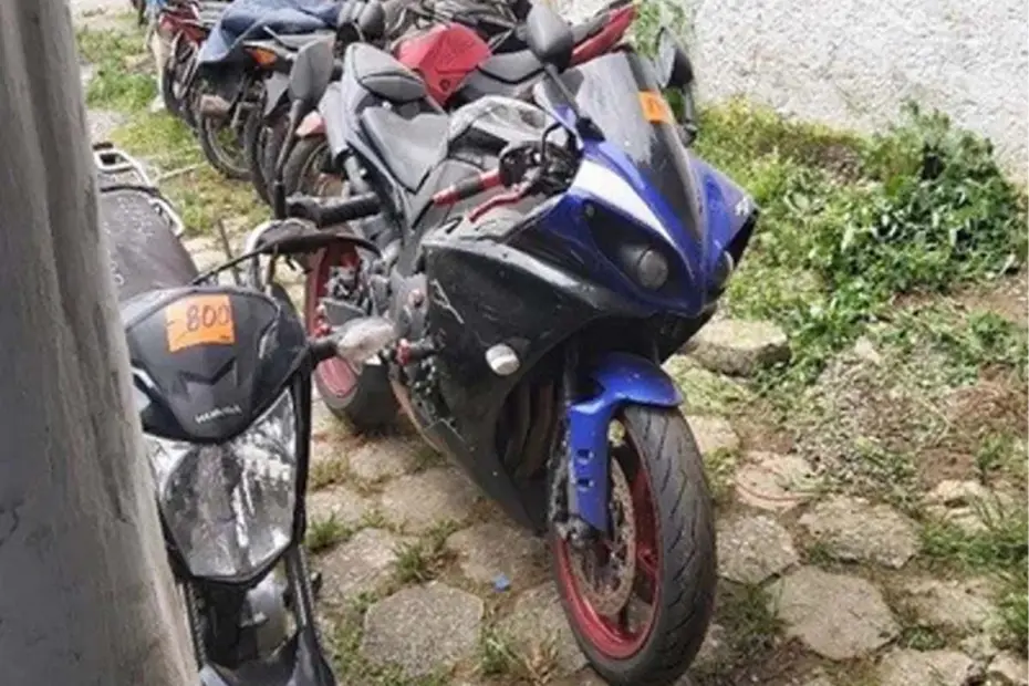 Leilão do Detran Tem Yamaha R1, XRE, PCX e Biz a partir de 860 Reais