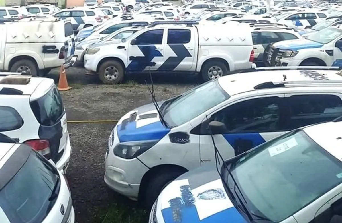 Mega leilão de viaturas da Policia Militar tem 130 veículos