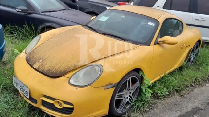 Porsche Cayman S a partir de 27 mil Reais, Corolla Por 2 mil reais, Jetta TSI, Mercedes C180 no Leilão do Detran