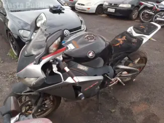 Motos Honda CB 1000RR a partir de 11 mil Reais, Falcon Por 3 mil Reais no leilão do Ministério da Justiça