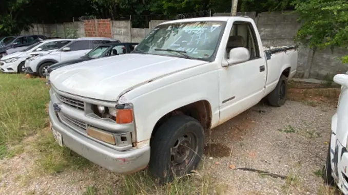 GM Silverado a partir de 10 mil Reais, Saveiro Cross Por 12 mil Reais no leilão da PRF