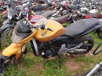 Suzuki GSX, Hornet, XRE e outras motos a partir de 250 Reais no leilão de Combate ao Trafico de Drogas