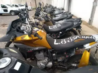 motos Honda XRE 300 a partir de 5 mil Reais no Leilão de viaturas da Polícia Militar