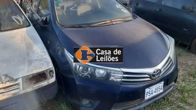 Toyota Corolla a partir de 400 reais, S10, Strada, Volkswagen Golf, Polo e Parati no leilão judicial