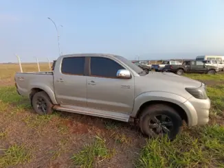 Caminhonetes Hilux, S10, L200, New Beetle e Caminhões no Leilão de apreensões da Polícia Federal