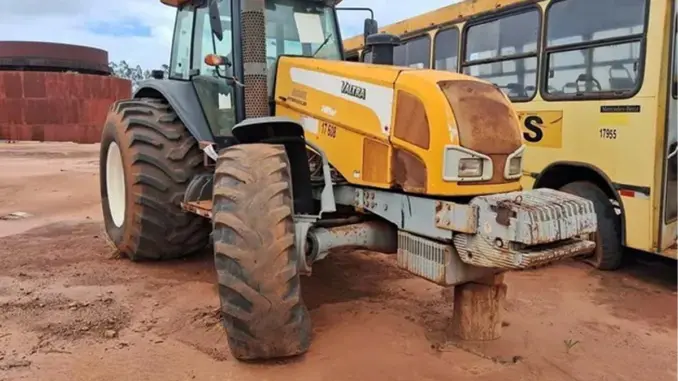 Tratores Valtra, Massey Fergusson e colheitadeira a partir de 2 mil Reais no Leilão de Usina de Cana