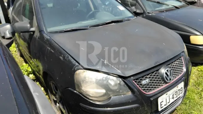 Polo GT e Volkswagen Golf a partir de 950 reais no Leilão do Detran