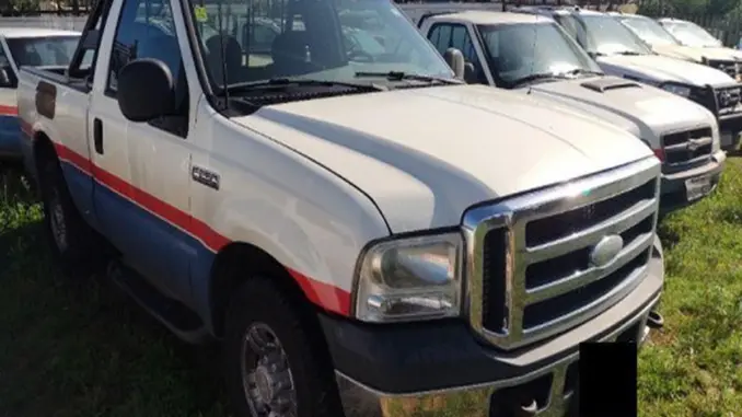 33 Caminhonetes Ford F250, GM D20 e S10 a partir de 1 mil reais no leilão de Companhia de Energia