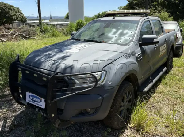 Ford Ranger XLT 2019 leilao caminhonetes da frota da força nacional de segurança