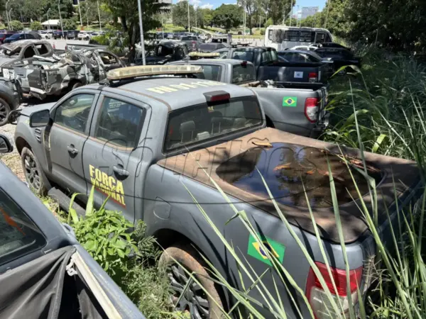 Ford Ranger XLT 2017 leilao caminhonetes da frota da força nacional de segurança