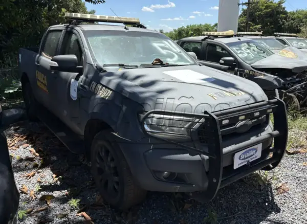 Ford Ranger XLT 2017 1 leilao caminhonetes da frota da força nacional de segurança