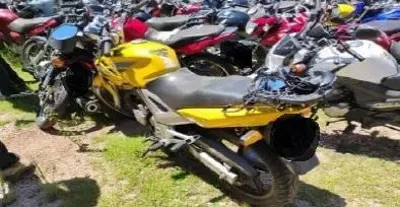 Honda CBX Twister leilão de motos detran são paulo