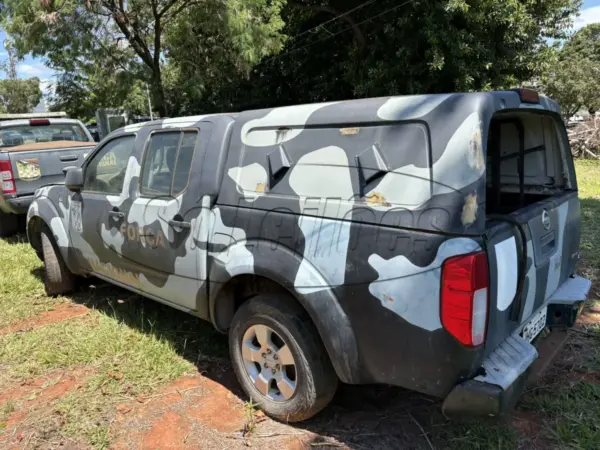 Nissan Frontier XE 2009 leilao caminhonetes da frota da força nacional de segurança