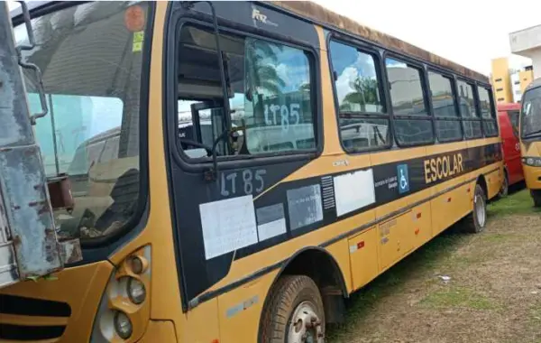 Ônibus Induscar Foz U 2010 leilao veiculos frota governo estadual