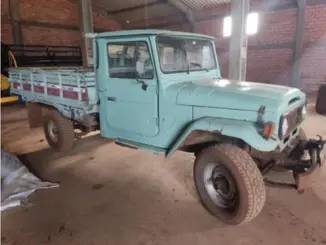 Leilão do Tribunal de Justiça tem Toyota Bandeirante e Caminhão Mercedes 1113