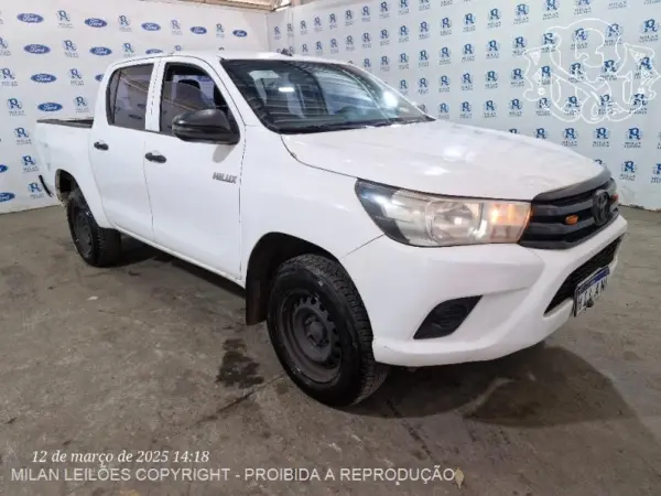 Toyota Hilux Lodm4hd 2019 leilão de veiculos retomado finciamento