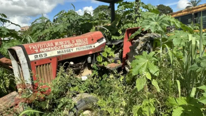 Trator Massey Fergunson a partir de 22 mil Reais, carros por 1 mil Reais no leilão de Prefeitura