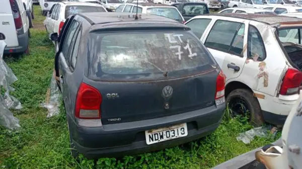 Volkswagen Gol 2007 leilao veiculo frota governo estadual