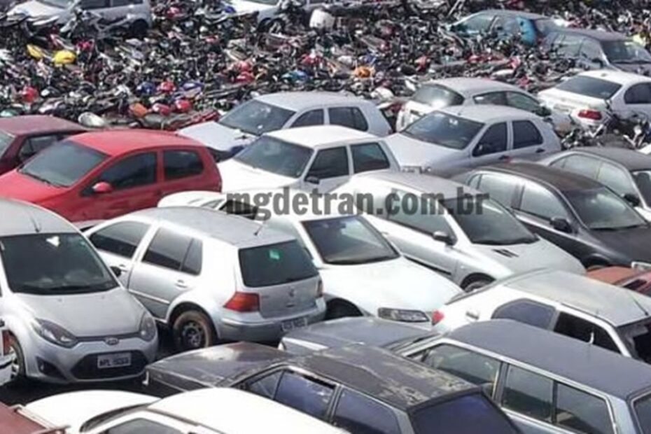 Leilão Detran MG tem veículos
