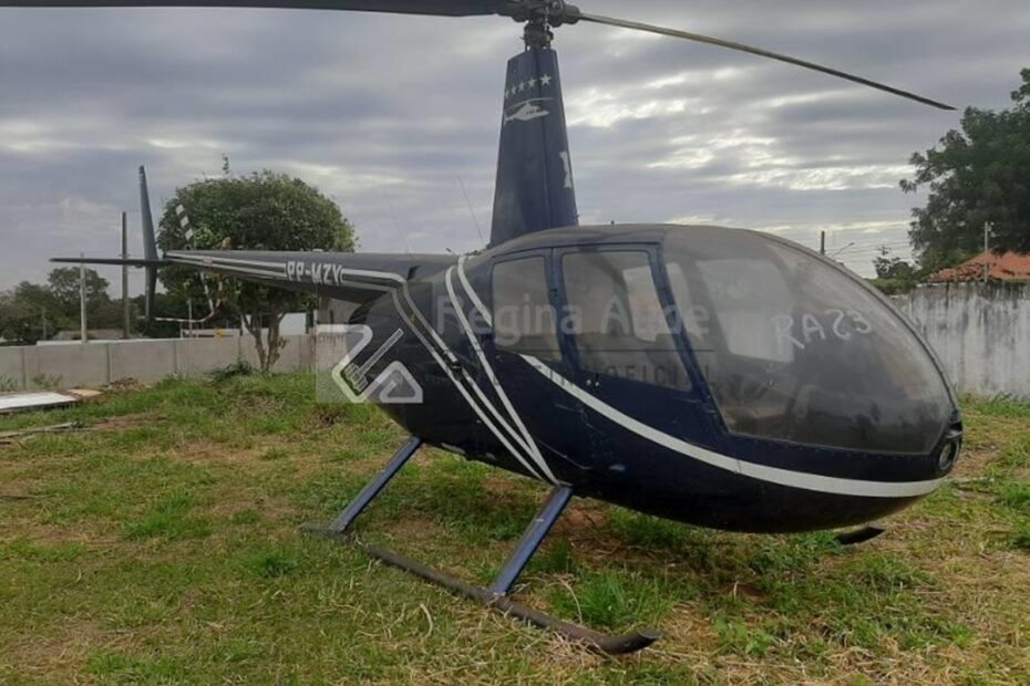 Helicoptero Robson leilão da policia federal