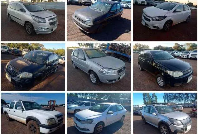 Leilão do Detran tem Chevrolet S10, Onix, Voyage e motos com lances a partir de R$ 1,4 mil