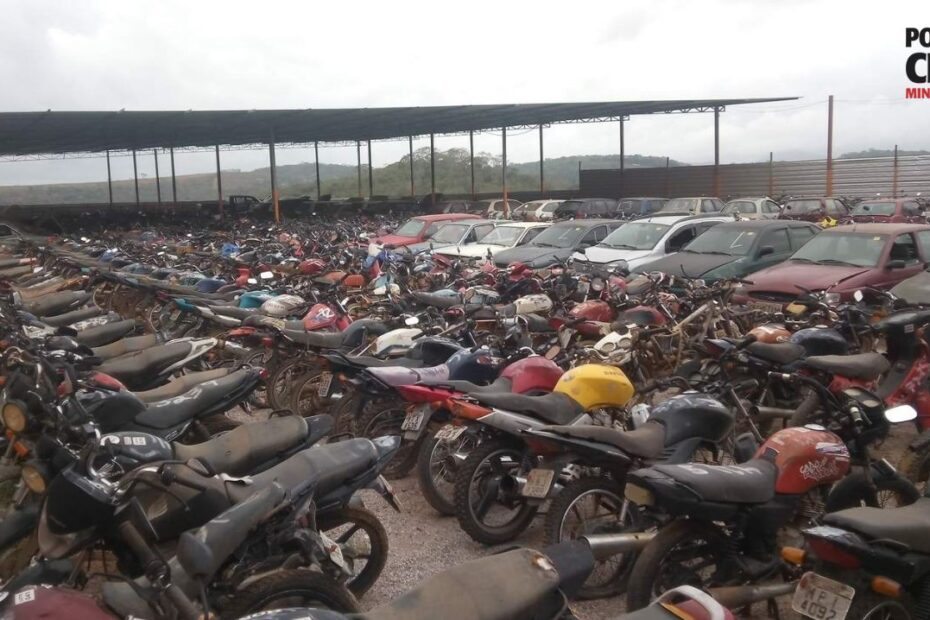 Leilão em Minas Gerais oferece motos e carros com lances a partir de R$ 5; evento será online em agosto