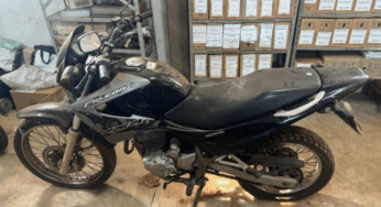 Motos Honda Falcon, XRE e CG a partir de R$ 500 no leilão de apreensões da Polícia Federal