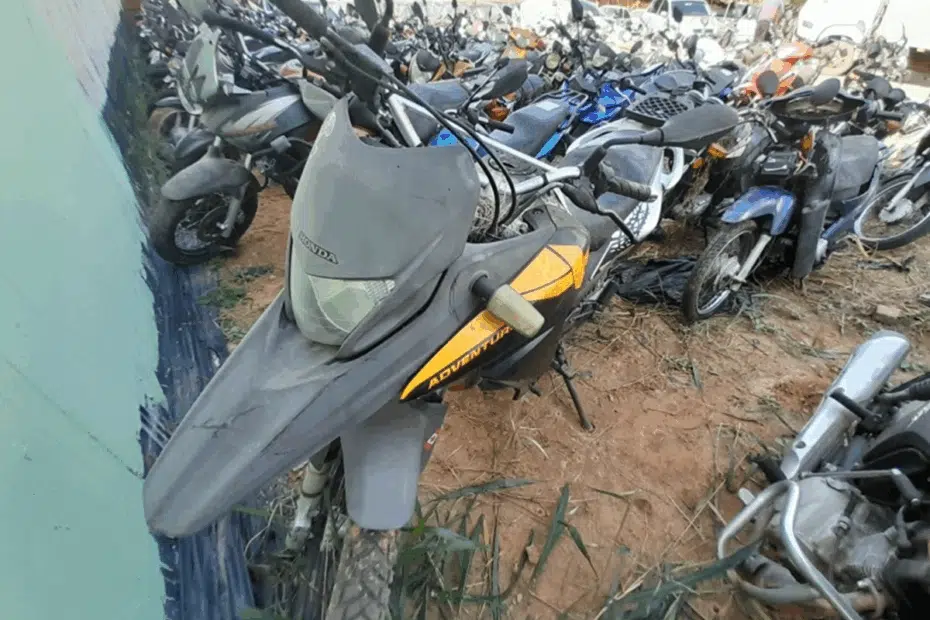 Leilão de véiculos aprendidos pela prefeitura Indaiatuba tem motos