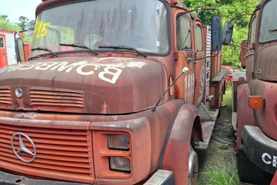 Leilão do Bombeiros tem Sprinter e Caminhão