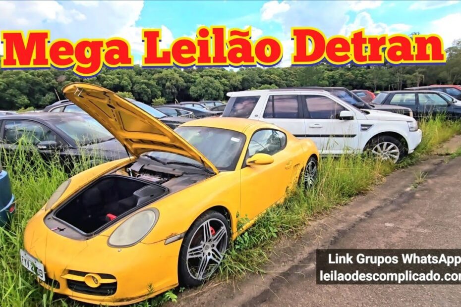 Leilão do Detran-SP em Caieiras oferece carros