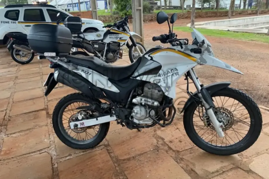 Motos como Honda XRE e Lander no Leilão de Frota da Brigada Militar