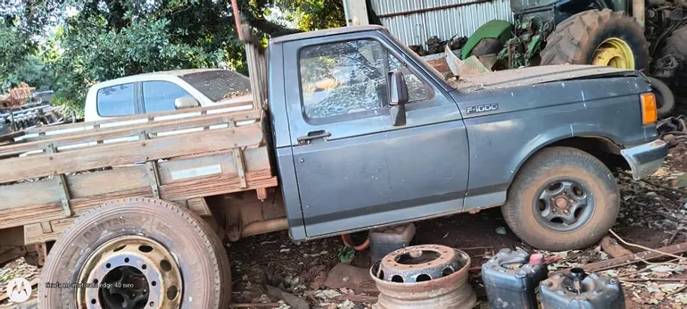 Caminhonetes F1000 e D20, Tratores e outroa equipamentos no leilão de frota