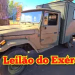 mega leilão de caminhonete e caminhão 4x4 do exercito