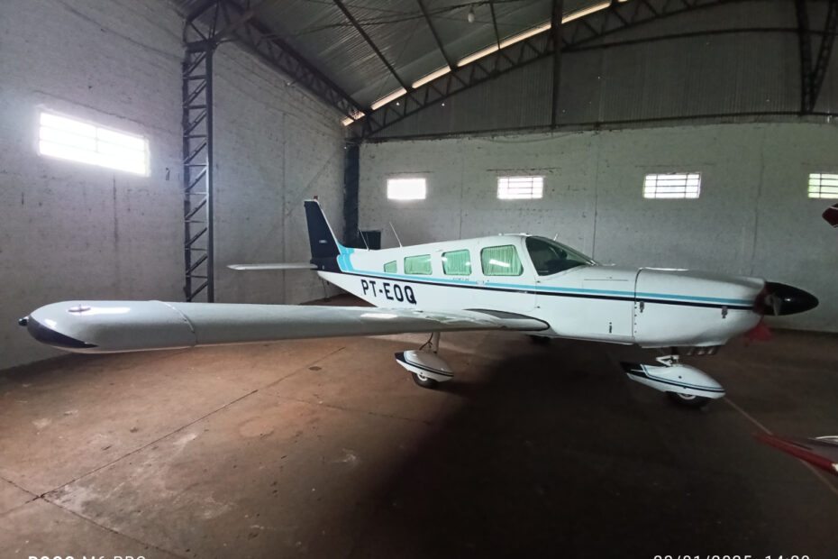 Avião monomotor Embraer no leilão de combate ao tráfico de drogas