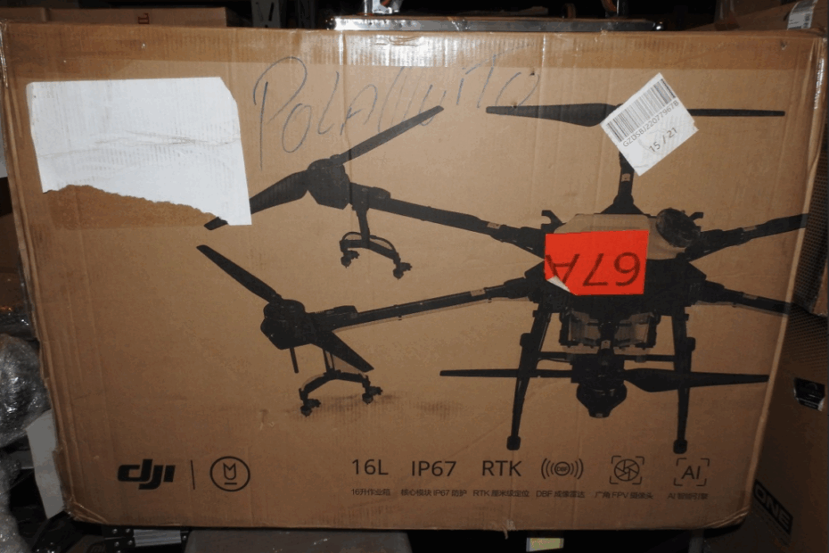 Leilão da Receita Federal tem Drone Pulverizador, Apple Watch e bebida