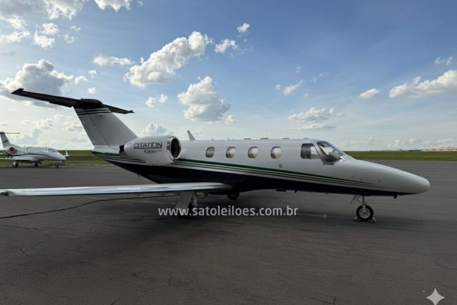 Leilão em São Paulo tem Jato Executivo Cessna Citation Jet
