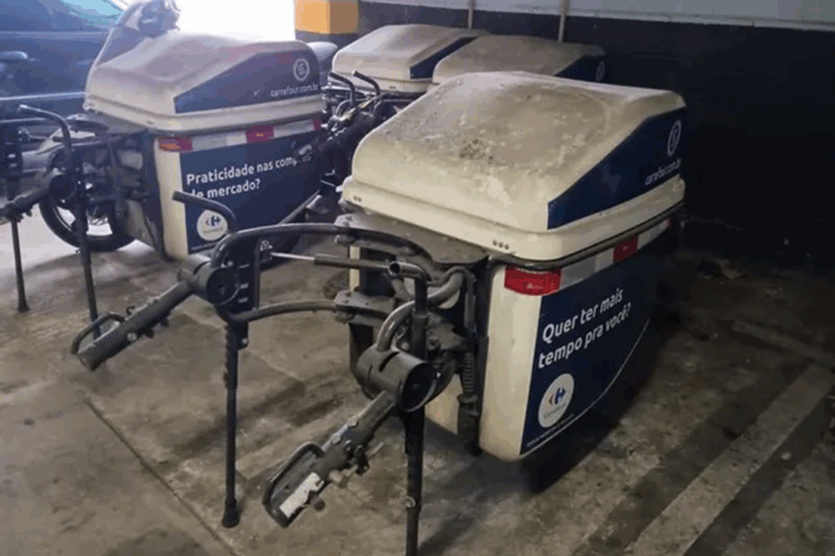Leilão do Carrefour tem Motos e Semirreboque para Bicicletas a partir de R$ 1.934