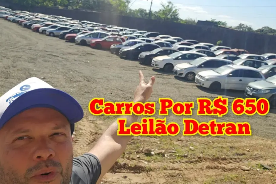 Leilão do Detran SC tem carros a partir de 650 reais com direito a documentação