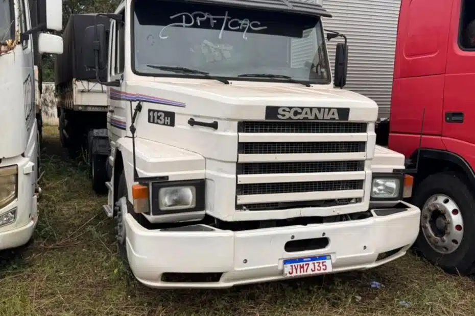Caminhão Scania e Semirreboque a partir de R$ 7.800 no leilão de apreensões da Policia Federa