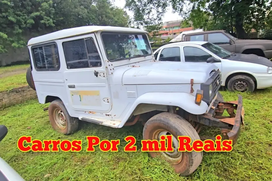 Carros a partir de R$ 1.900 no leilão do Governo do Paraná