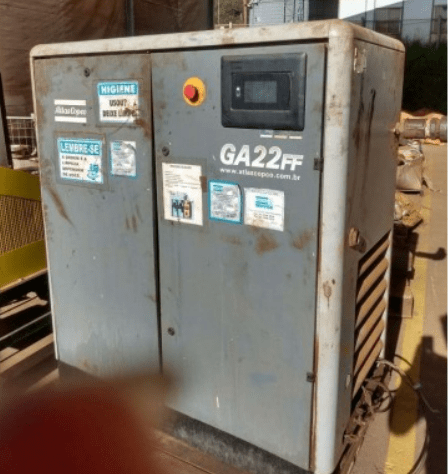 Compressor de Ar e Cortador de Frios Automático Leilão da Vale Tem Caminhão Munck
