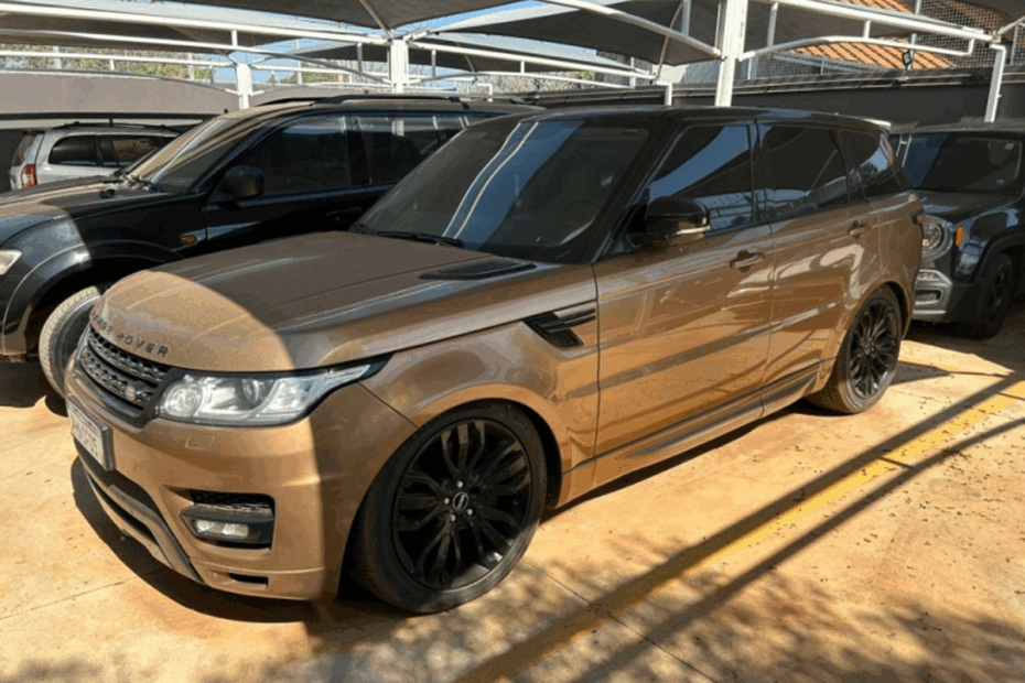 LAND ROVER RANGE ROVER SPORT Polícia Federal leiloa Range Rover apreendida de traficante e caminhonetes