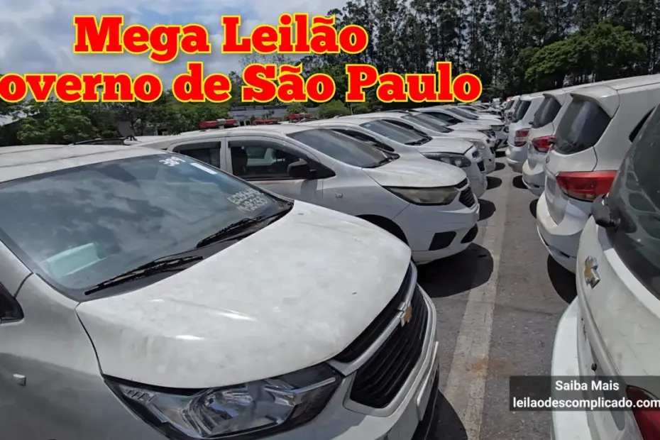 LEILÃO de VEÍCULOS do GOVERNO de SÃO PAULO