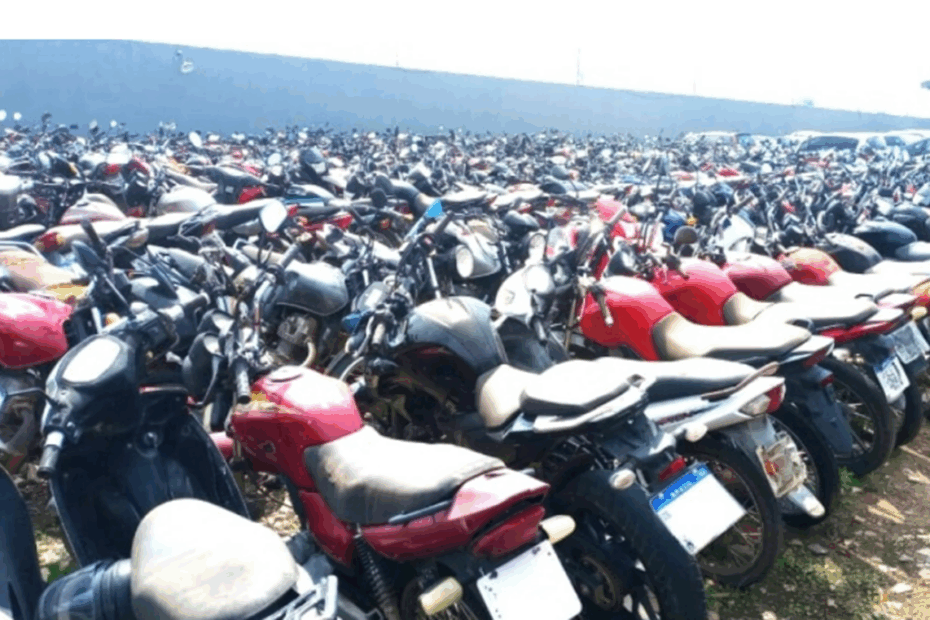 Sinop inicia leilão com 750 carros e motos apreendidos