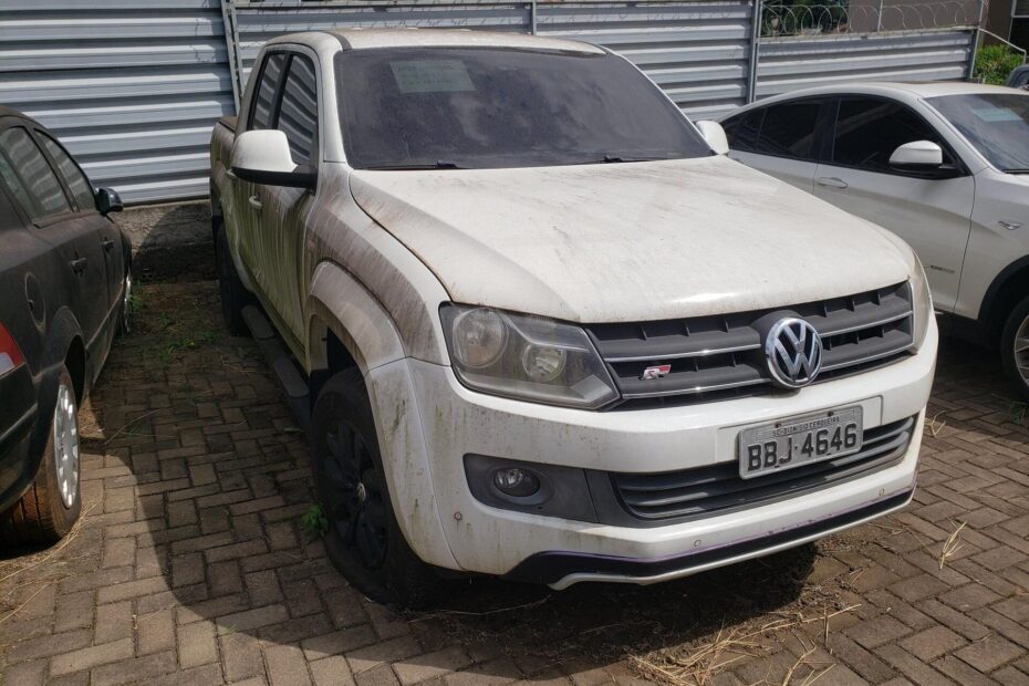 Volkswagen AMAROK CD 4X4 leilão veículos aprendidos da Polícia Federal contra o crime organizado